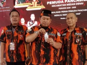 Guntur Sahputra Kembali Mengemban Amanah Pimpin PAC Pemuda Pancasila Medan Denai