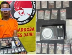 Polres Dairi Amankan AS, 13,25 Gram Sabu Disita dari Sidikalang