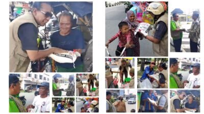 Pekerja Jalanan Medan Dapat Sedekah Jumat, Kisah Pemulung hingga Penarik Becak Jadi Sorotan